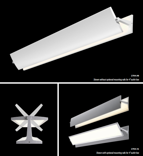 Sonneman aileron flat panel lighting system